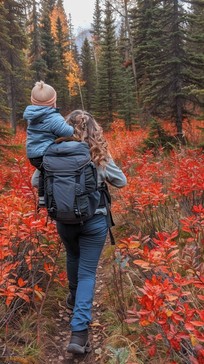 Free Autumn Hiking Adventure Image - Autumn, Foliage, Mother | Download ...
