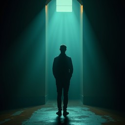 Free Mysterious Hallway Silhouette Image - Silhouette, Hallway ...
