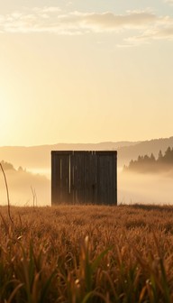 Free Dawn Country Solitude Image - Outhouse, Dawn, Mist | Download at ...