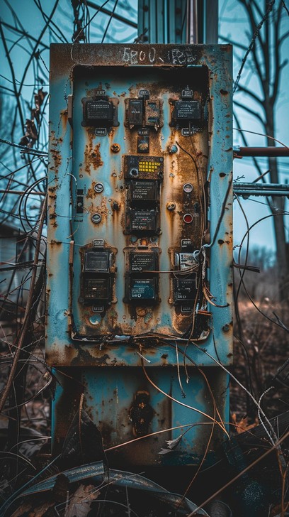 Free Weathered electrical panel Image - Weathered, Electrical, Panel ...