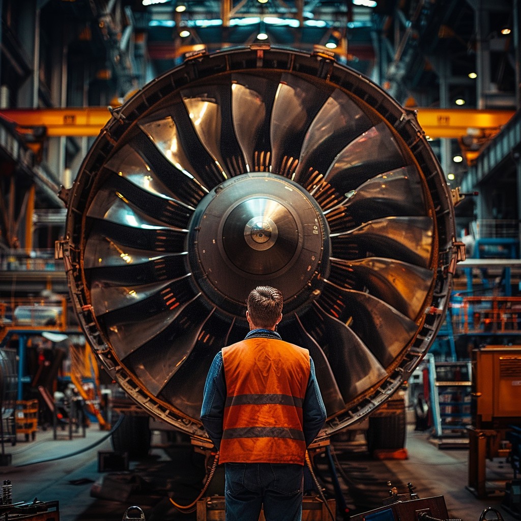 Free Inspecting Jet Engine Image - Engineer, Industrial, Jet | Download ...