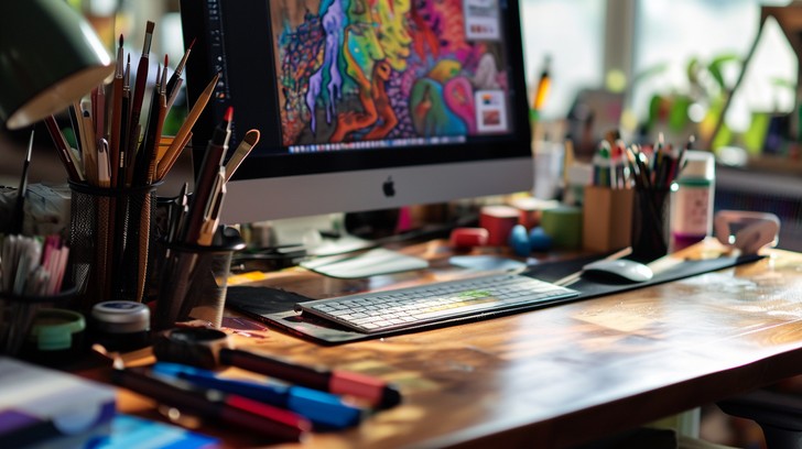 Free Creative Workspace Aesthetics Image - Art, Creativity, Workspace ...