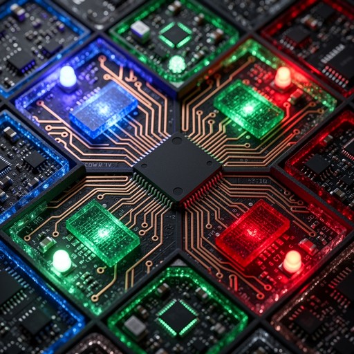 Free Digital Stained Glass Image - Technology, Circuit, Electronics ...