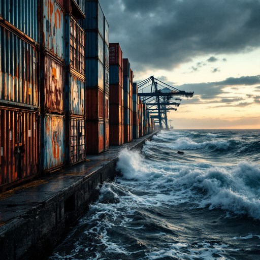 Free Stormy Port Battle Image - Containers, Waves, Storm | Download at ...