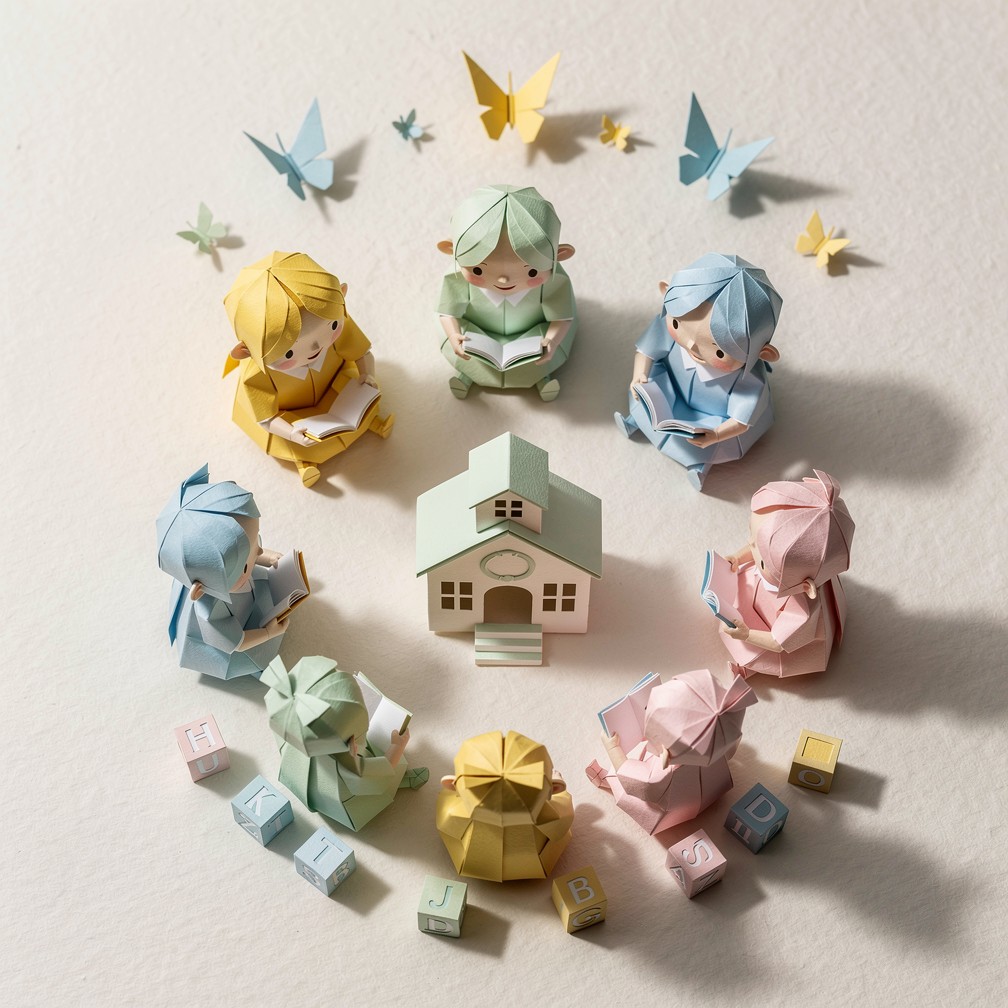 Paper Learning Center Free Paper Learning Circle Image - Origami, Children, Paper | Download ...