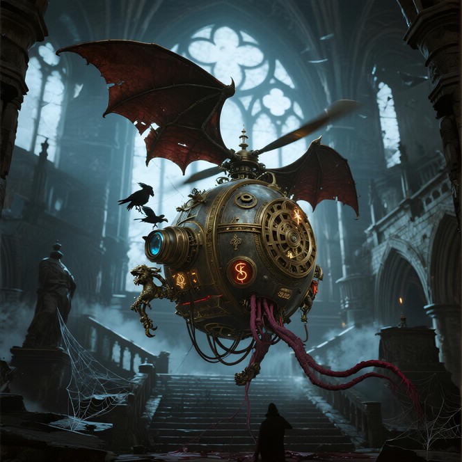 Gothic Engineer Free Mechanical Gothic Guardian Image - Steampunk, Gothic, Mechanical ...