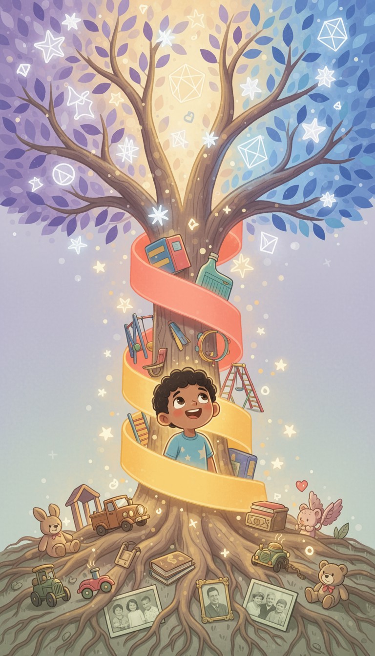 Free Growing Through Time Image - Illustration, Child, Tree | Download ...