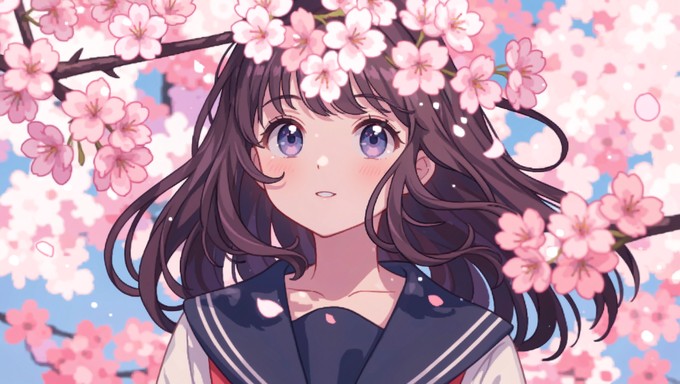 Free Sakura Dreams Bloom Image - Anime, Pixelart, Sakura | Download at ...