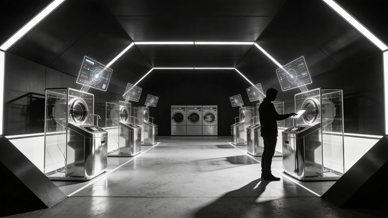 Free Futuristic Laundry Technology Image - Futuristic, Laundromat ...