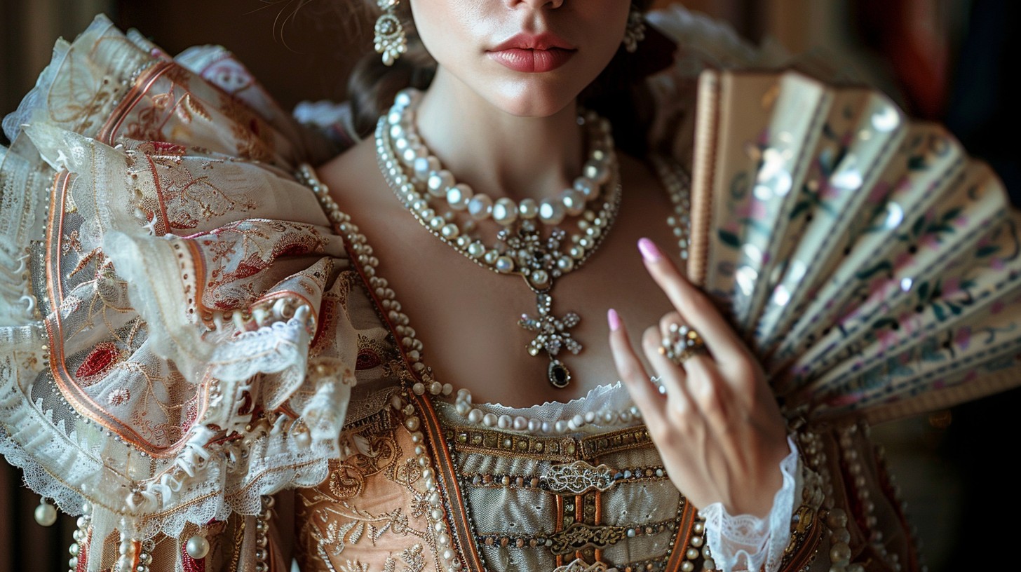 Regally Image Example Free Regal Elegance Displayed Image - Elegance, Costume, Pearls ...