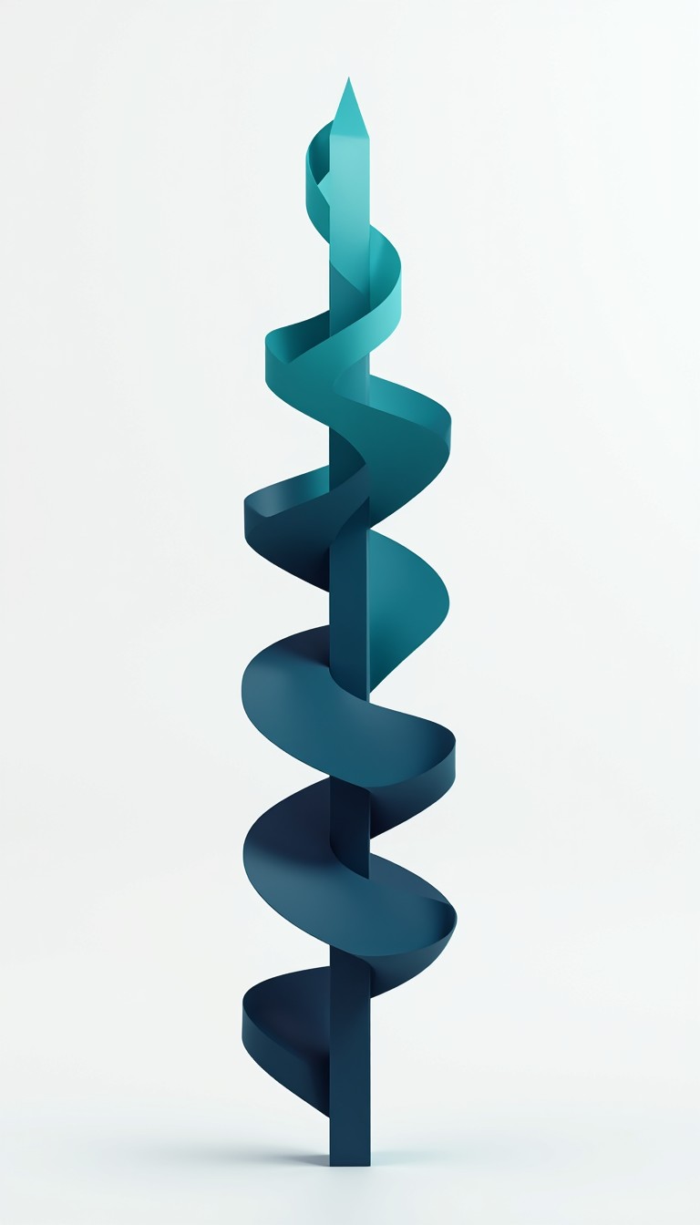 Helix Geometry Set Color Free Evolving Geometric Helix Image - Spiral, Helix, Teal | Download at ...