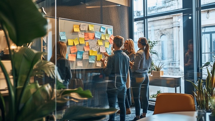 Free Team Brainstorming Session Image - Team, Brainstorming, Office ...