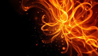Free Dancing Fire Ribbons Image - Fire, Flame, Orange | Download at ...