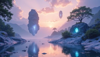 Free Ethereal Floating Islands Image - Fantasy, Floating, Islands ...