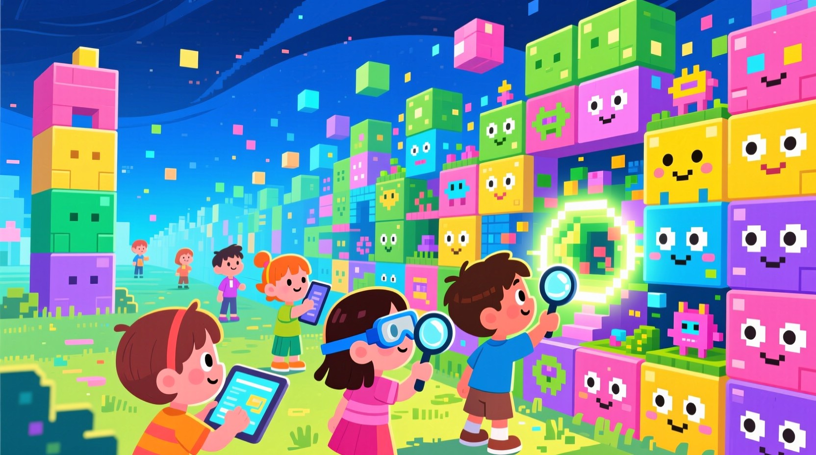 Free Pixel Discovery Adventure Image - Children, Pixels, Discovery ...
