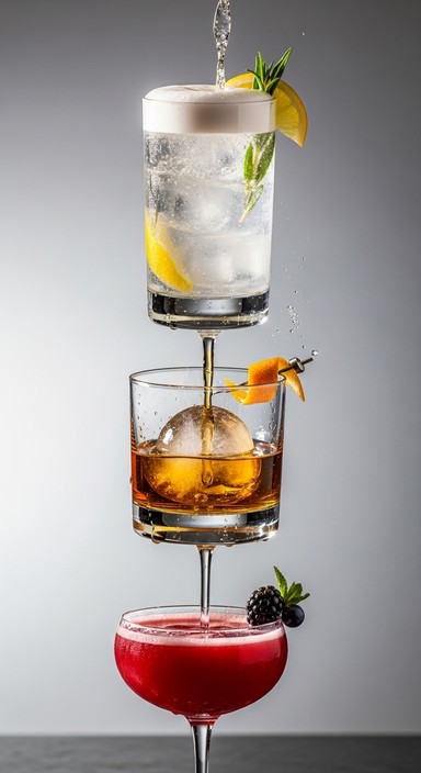 Free Colorful Cocktail Collection Image - Drinks, Mixology, Bartending ...