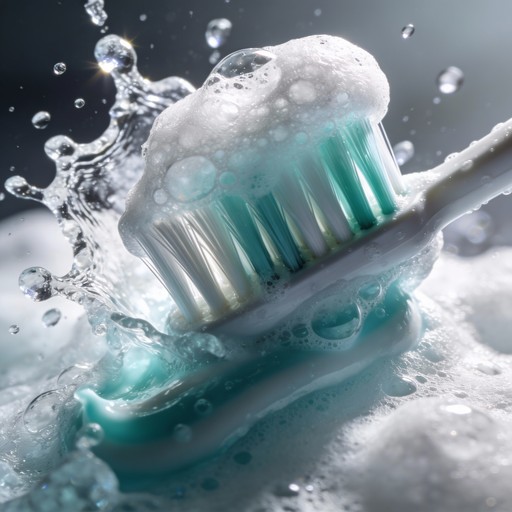 Free Brushing with Foam Image - Toothbrush, Toothpaste, Water ...