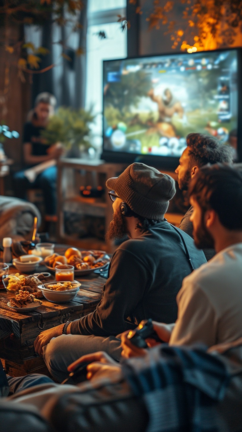 Free Game Night Gathering Image - Gaming, Friends, Evening | Download ...