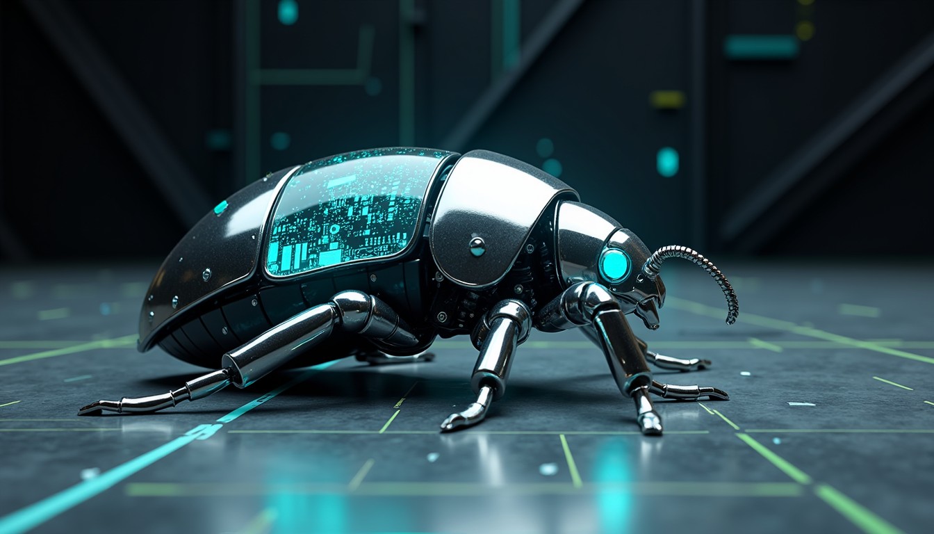 Free Cybernetic Pixel Beetle Image - Beetle, Cybernetic, Mechanical ...