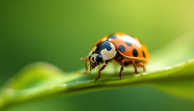 Free Ladybug's Green Perch Image - Ladybug, Beetle, Insect | Download ...
