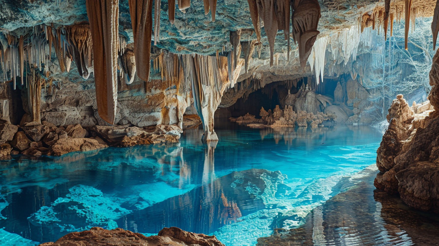 Free Enchanting Cave Pools Image - Cave, Underground, Lake | Download ...