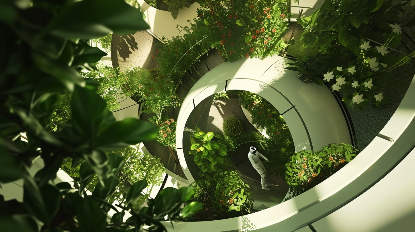 Velvet Atrium Free Verdant Spiral Atrium Image - Architecture, Greenery, Atrium ...
