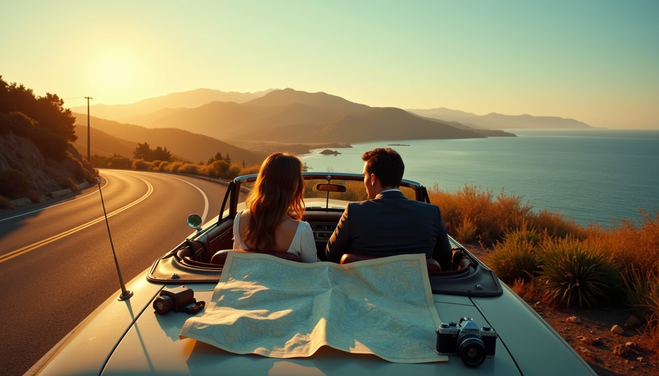 Free Coastal Journey Planning Image - Sunset, Coastal, Roadtrip ...