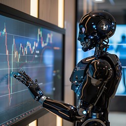 Robot Check Data Free Robot Analyzing Data Image - Robot, Technology, Finance | Download ...