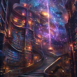 Free Cosmic Library Dreams Image - Library, Cosmos, Stars | Download at ...