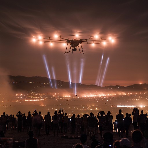 Flying Pixels Free Starry Light Show Image - Starry, Light, Show | Download at StockCake