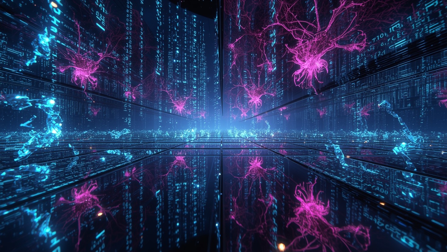 Free Code Becomes Magic Image - Code, Digital, Cyan | Download at StockCake