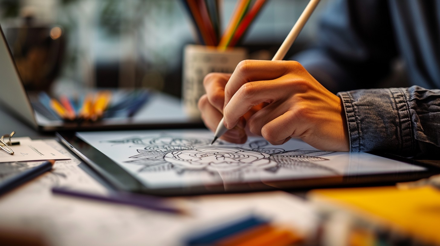 Virtual Creative Drawing Free Creative Digital Art Image - Digital, Art, Tablet | Download at ...