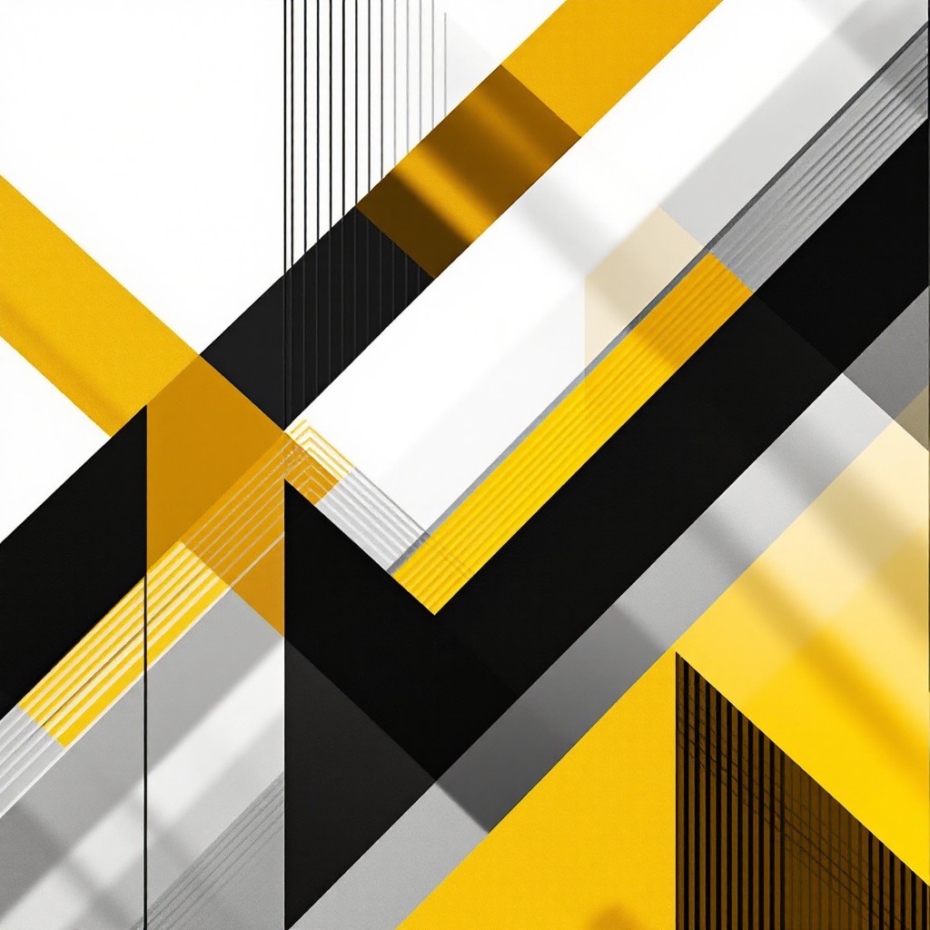Yellow Color Geometry Free Geometric Yellow Symphony Image - Geometric, Abstract, Minimal ...