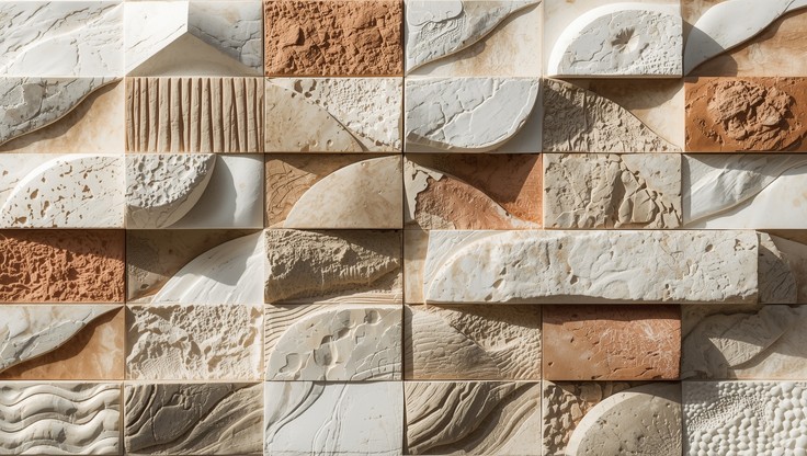 Free Textured Relief Mosaic Photo - Relief, Texture, Sculptural ...