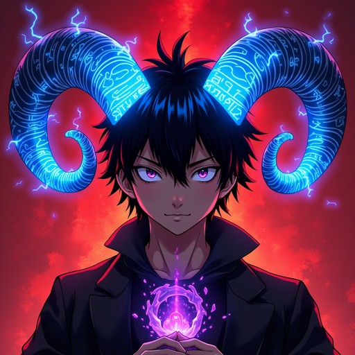 Horned Characters Free Mystical Horned Character Image - Anime, Horns, Magical | Download ...