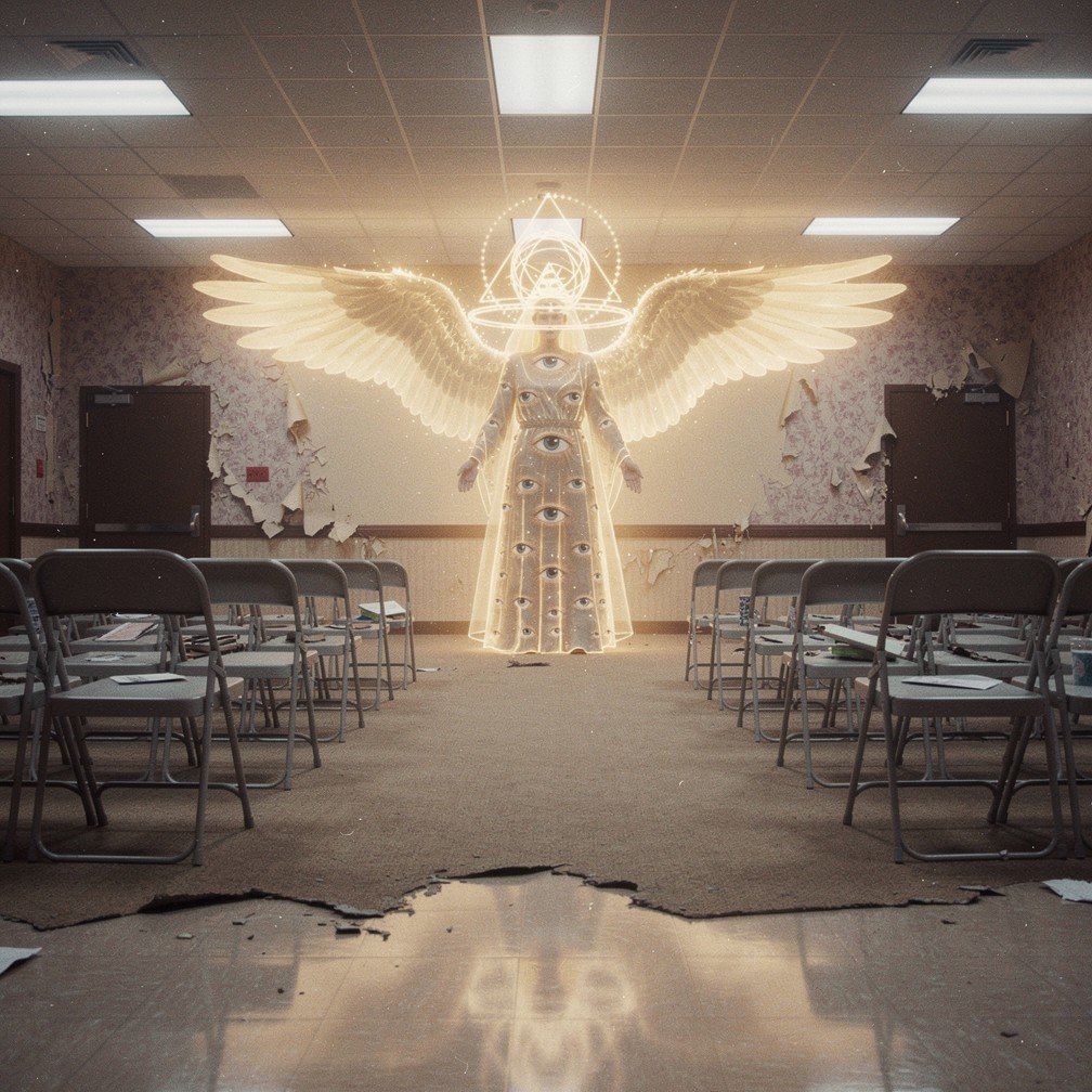 Free Angelic Ballroom Haunting Image - Angel, Liminal, Dreamcore ...