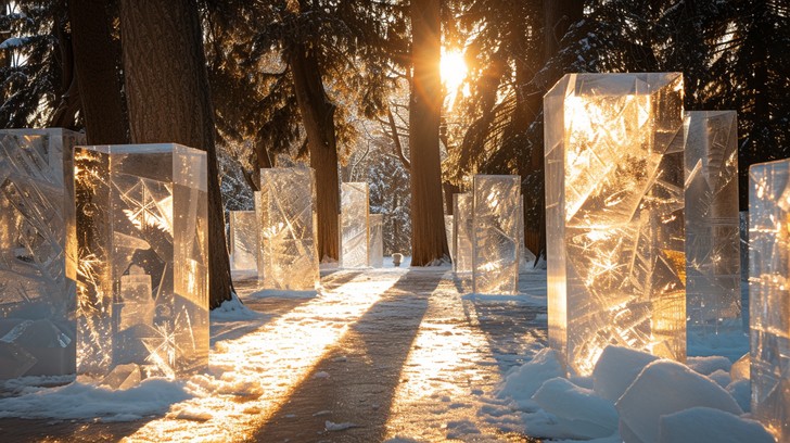 Free Icy Path Illuminated Image - Winter, Snow, Sunlight | Download at ...