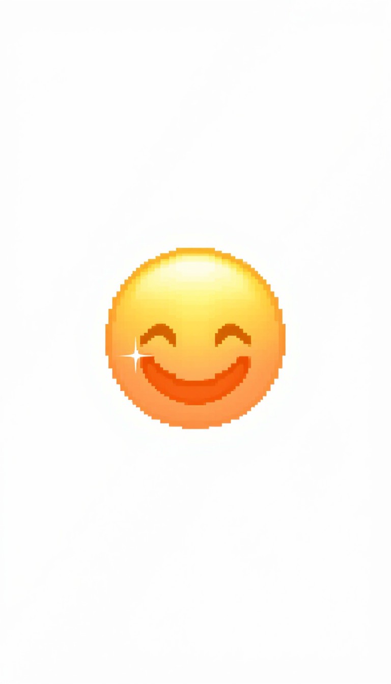 Free Radiant Pixel Smile Image - Pixel, Emoji, Happy | Download at ...
