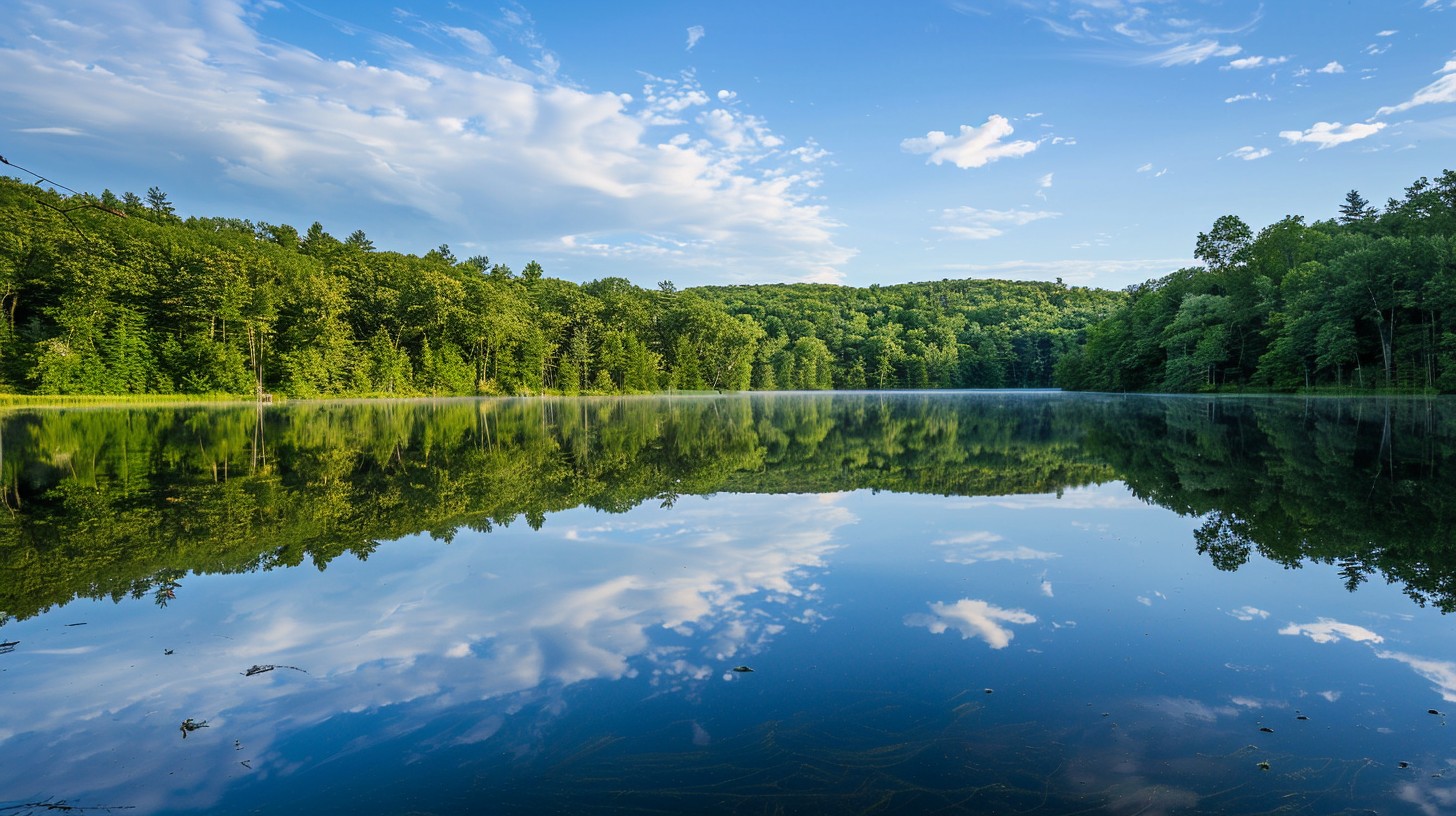 Free Serene Lake View Image - Lake, Reflection, Forest | Download at ...