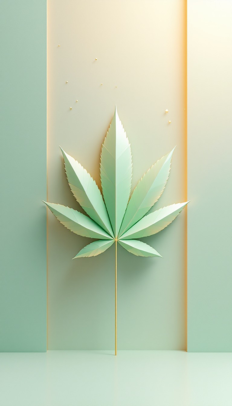 Free Geometric Cannabis Art Image - Cannabis, Geometric, 3d | Download ...