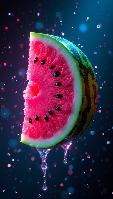 Watermelon Matrix Free Neon Fruit Matrix Image | Download at StockCake