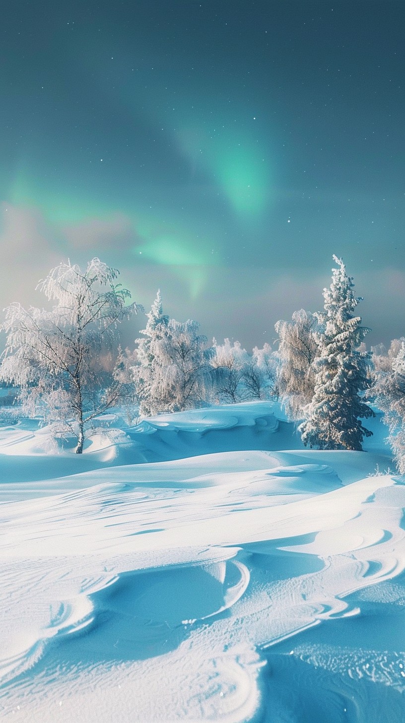 Free Aurora Winter Wonderland Image - Aurora, Borealis, Snow | Download ...