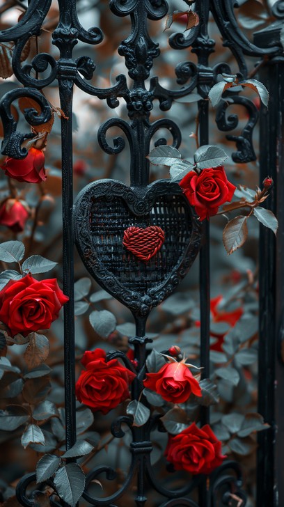 Red Roses Gate Free Elegant Garden Gate Image | Download at StockCake