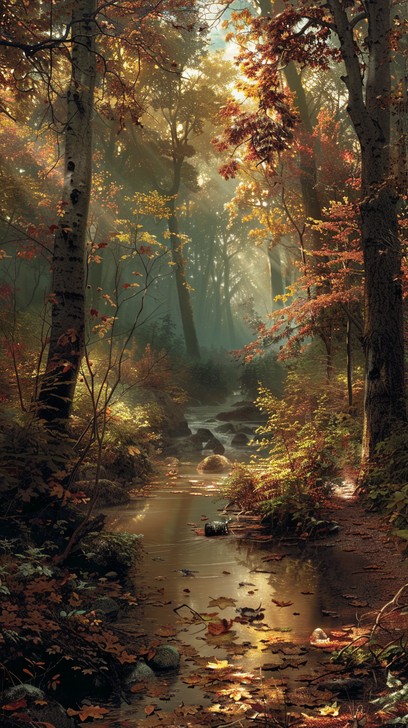 Free Enchanted Forest Stream Image - Autumn, Forest, Stream | Download ...