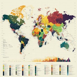 Free Colorful world map Image - Map, World, Colorful | Download at ...