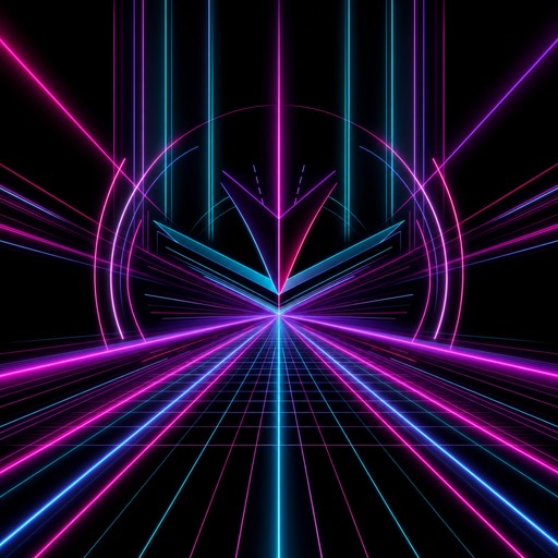 Download Neon Light Tunnel Image - Neon, Abstract, Cyan | StockCake
