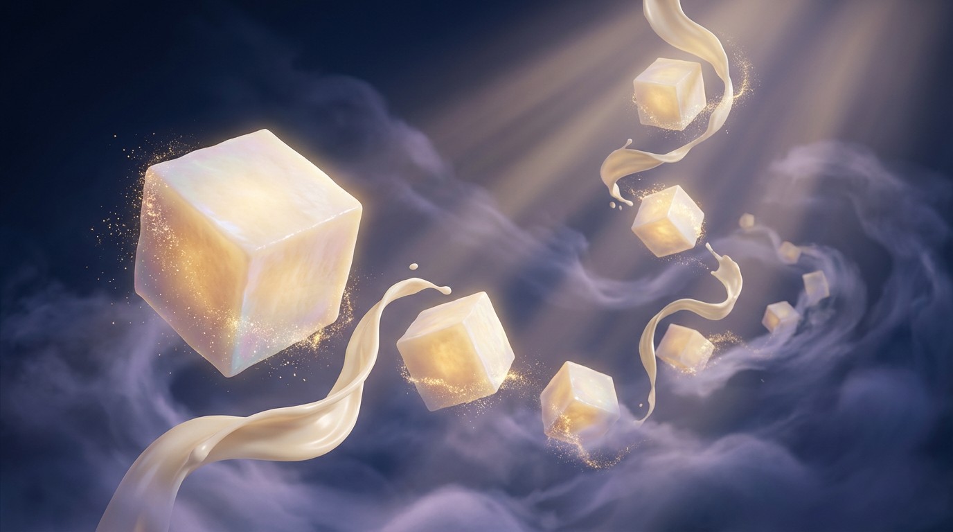 Free Glowing Fantasy Cubes Image - Surreal, Fantasy, Floating ...