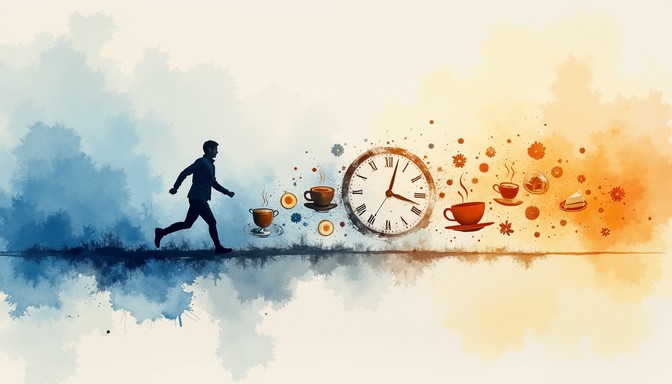 Time Requires Movement Free Time In Motion Image - Watercolor, Silhouette, Running | Download ...