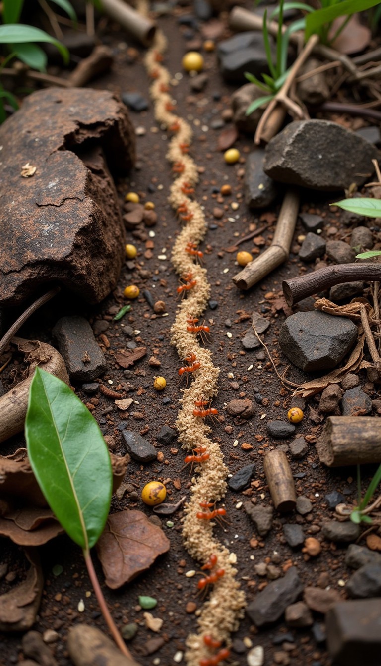 Ant Wandering Free Winding Ant Trail Image - Ants, Trail, Nature | Download at StockCake