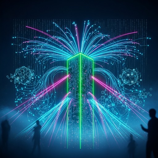 Free Wireless Data Visualization Image - Bluetooth, Cyberpunk, Neon ...